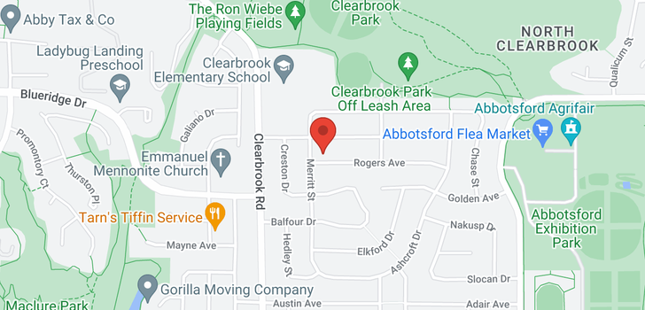 map of 32095 ROGERS AVENUE
